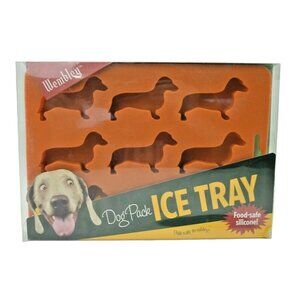 Wembley Dog Pack Ice Cube Tray Dachshund Food Safe Silicone New